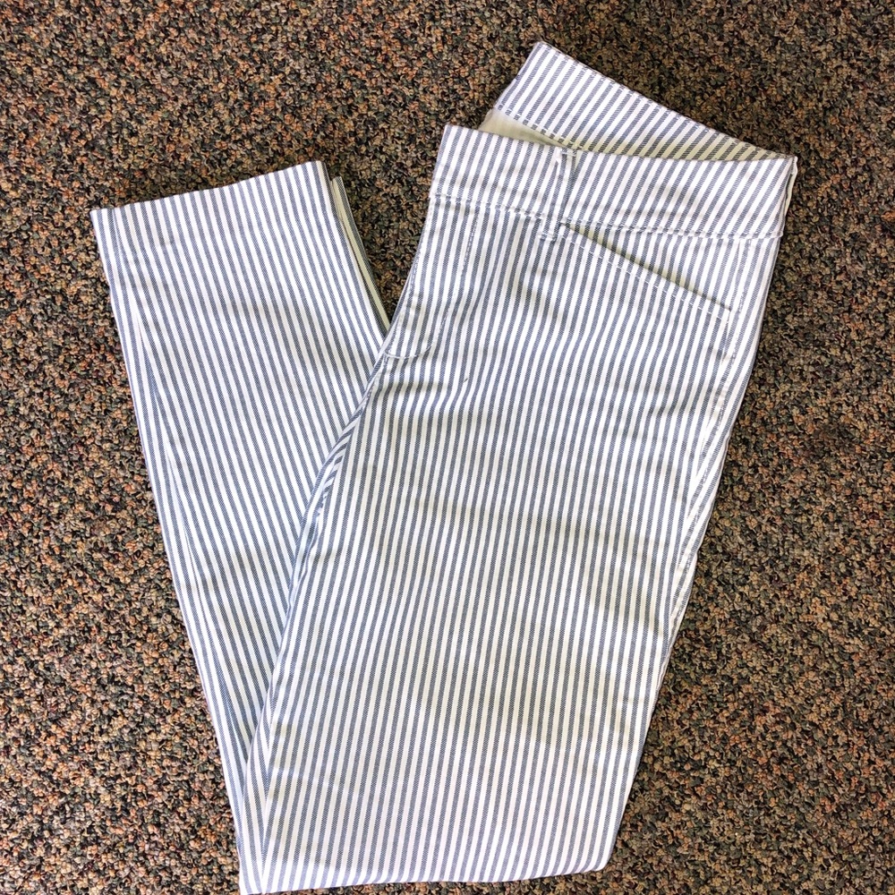 Pixie, striped, cropped pants